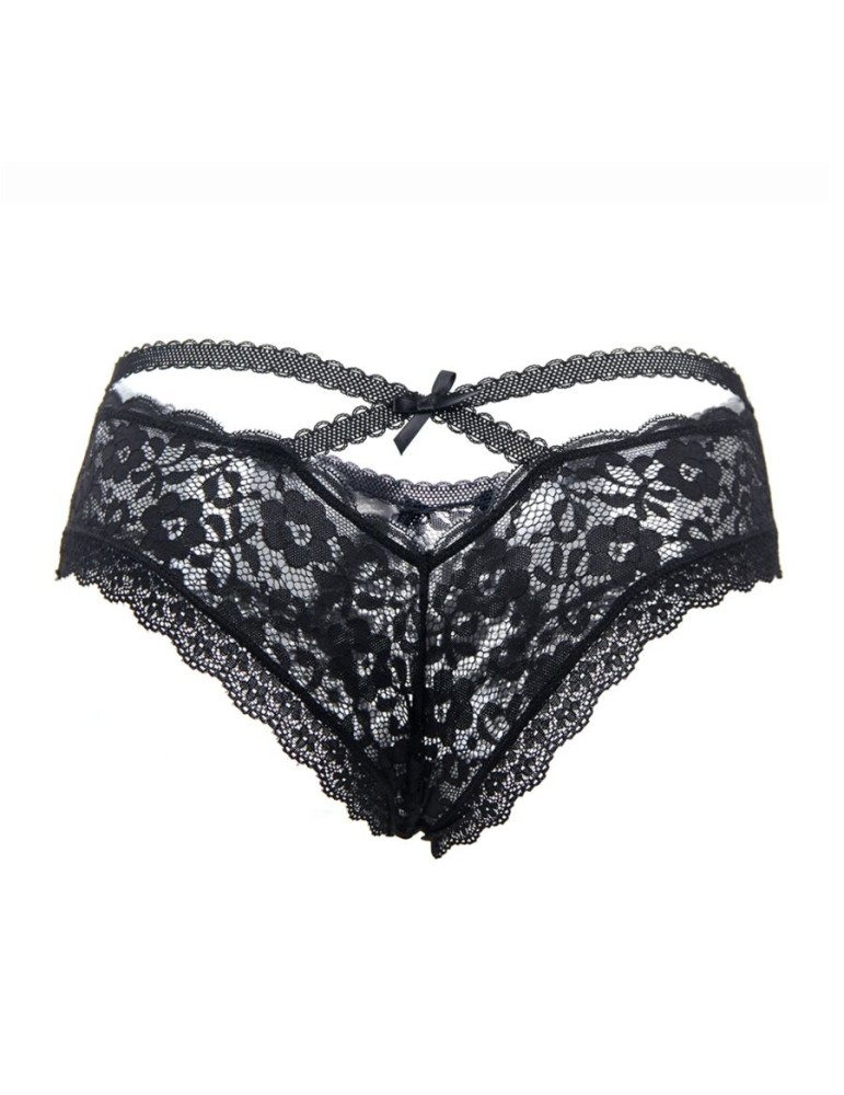 culotte en dentelle florale queen lingerie_4