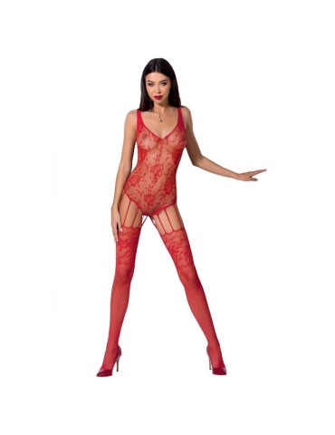 passion femme bs074 bodystocking taille unique blanc