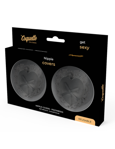 couvre-tétons en dentelle noire coquette chic desire_4