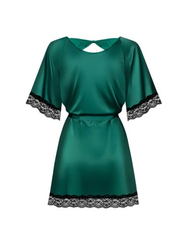 obsessive - sensuelia peignoir green_3