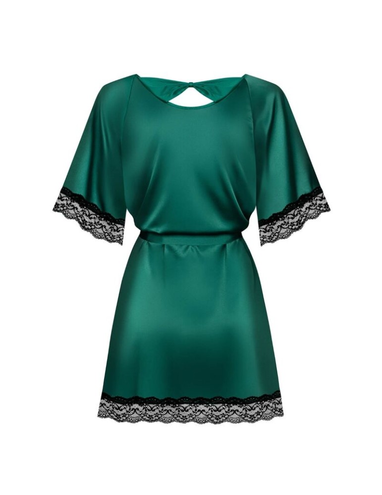obsessive - sensuelia peignoir green_3