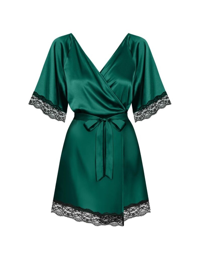 obsessive - sensuelia peignoir green_4