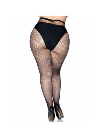 bas résille leg avenue - noir grande taille_4