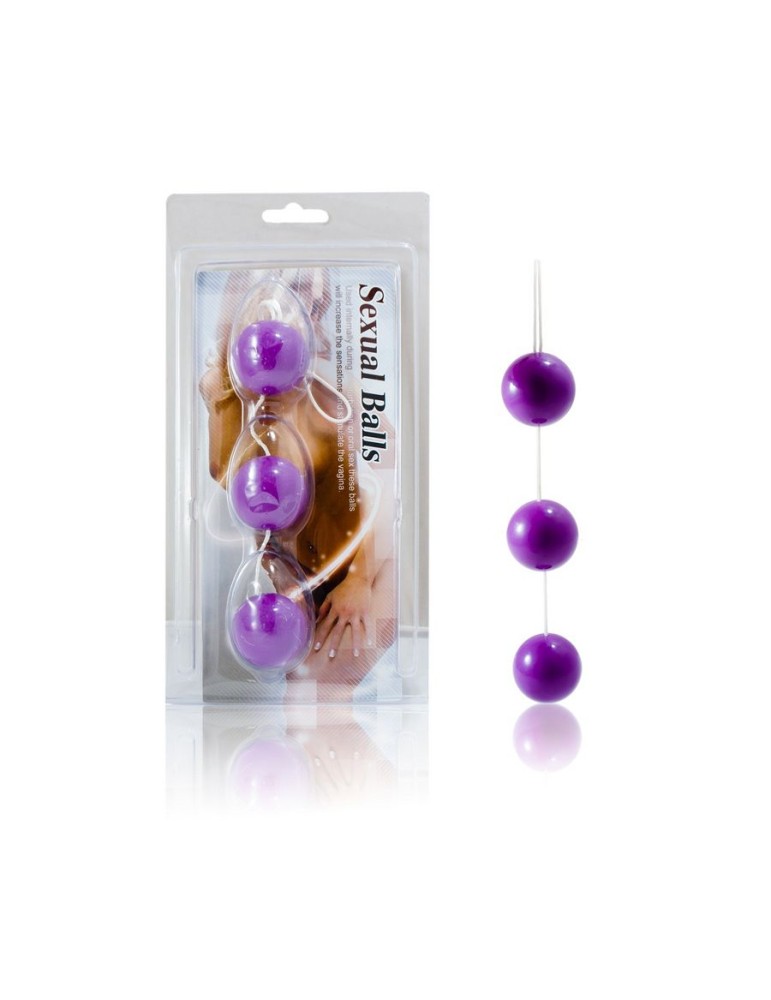bande abs perles anales lilas