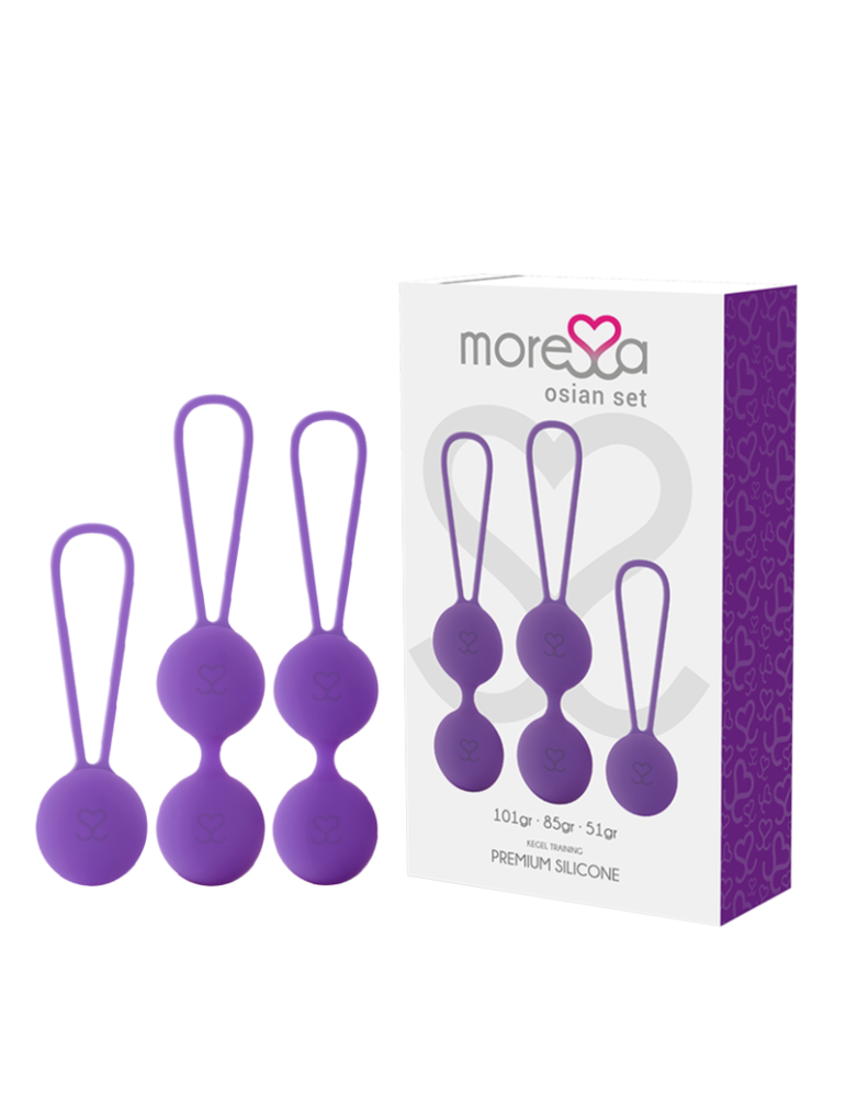 amoressa osian set premium silicone lilas