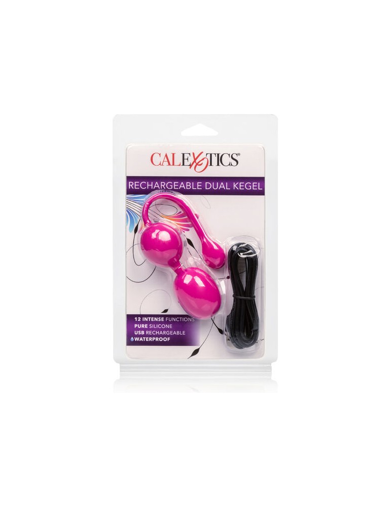calex double boules kegel rechargeables rose_2