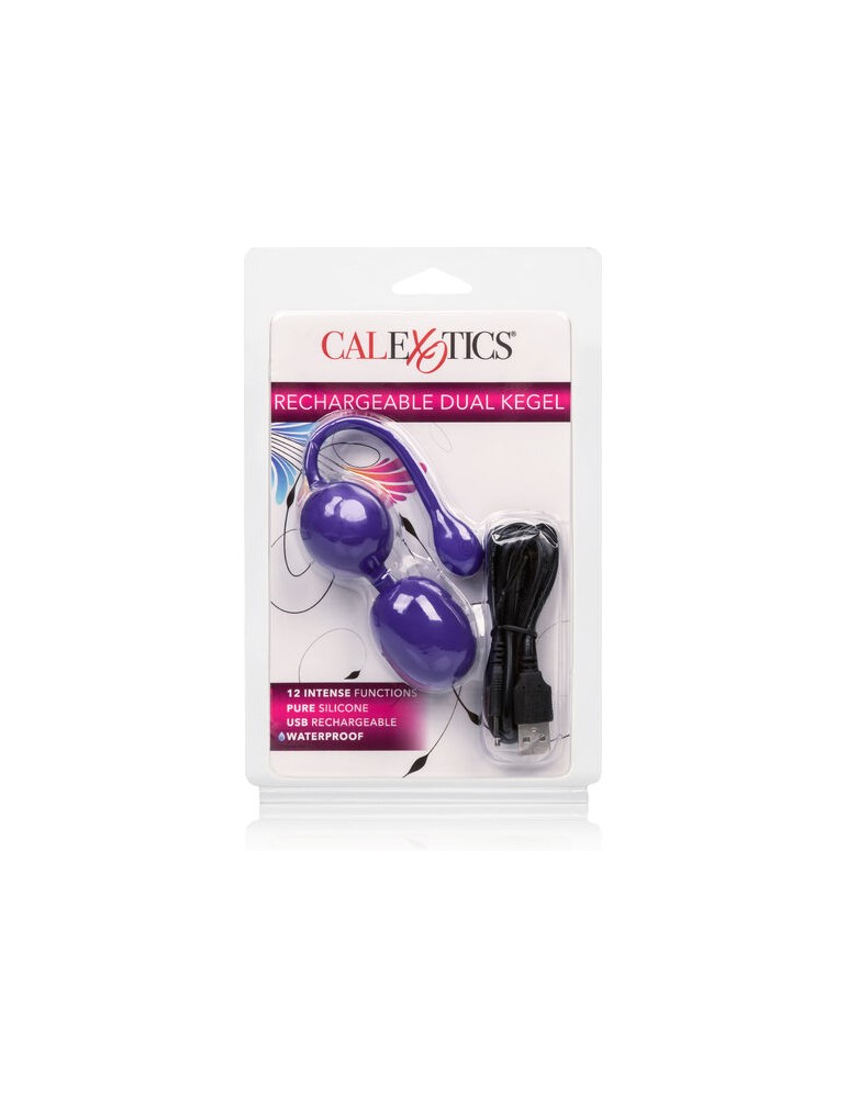 calex double boules kegel rechargeables lilas_2