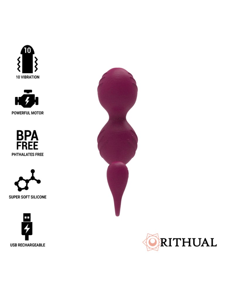 boules de kegel rechargeables rithual nisha orchidée vibrante