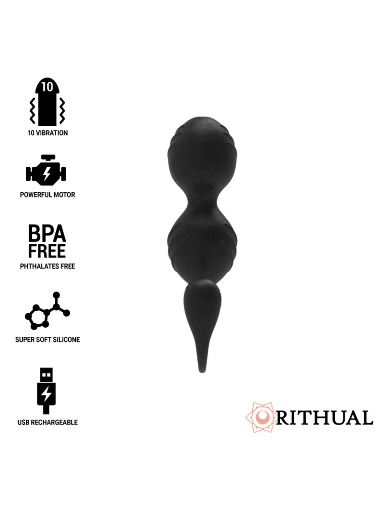 rithual nisha rechargeable kegel balls vibromasseurs noir