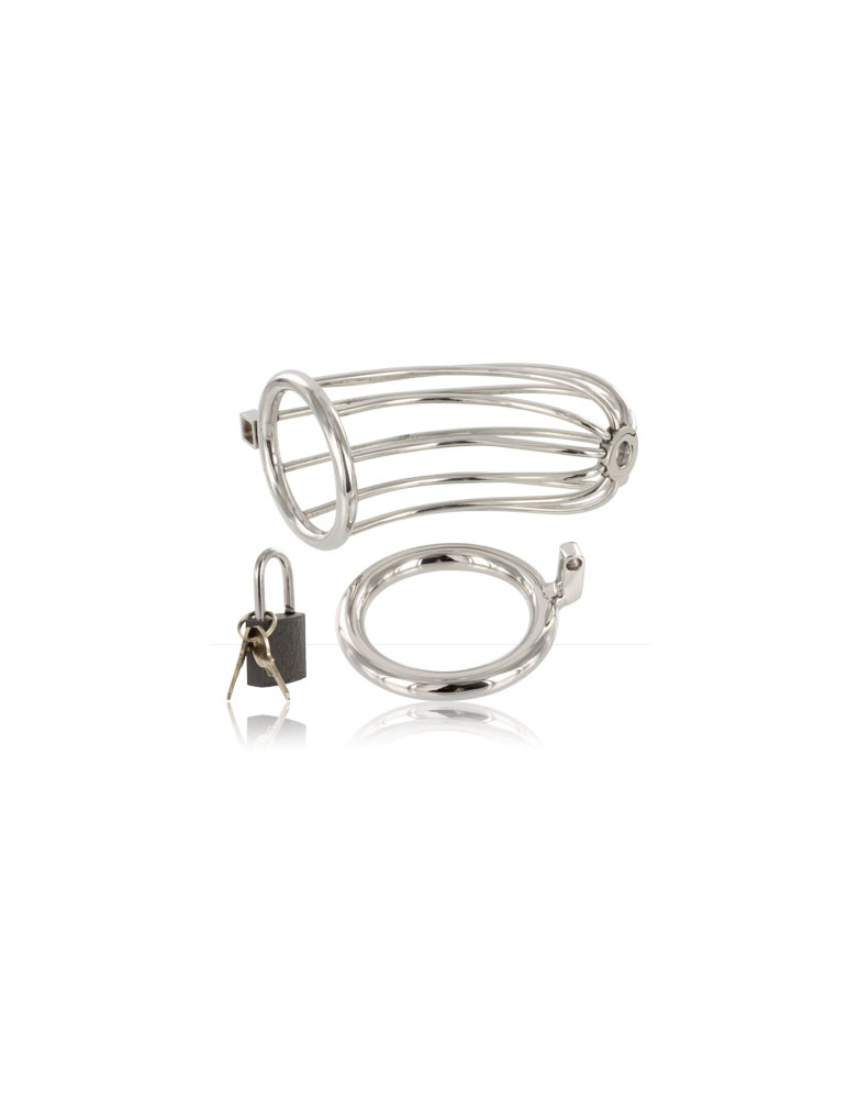 anneau de chasteté cage dure en métal oiseau_2