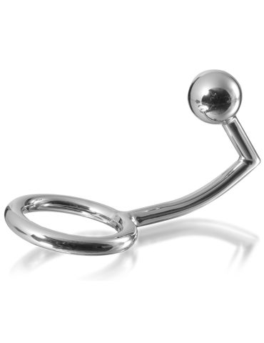 metalhard cock ring 40mm anneau de crochet d'intrus anal