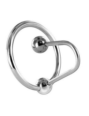 anneau de gland dur en métal avec bouchon