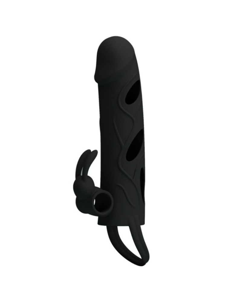 étui en silicone pretty love avec vibration 14 cm_2