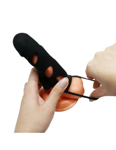 étui en silicone pretty love avec vibration 14 cm_5