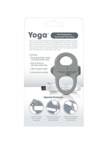 vibromasseur de yoga rechargeable screaming o ring gris_3