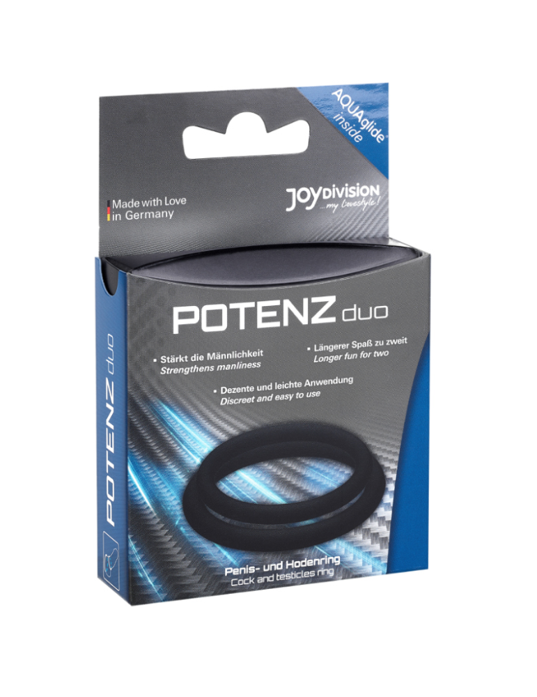 anneaux péniens duo potenz taille m noir_2