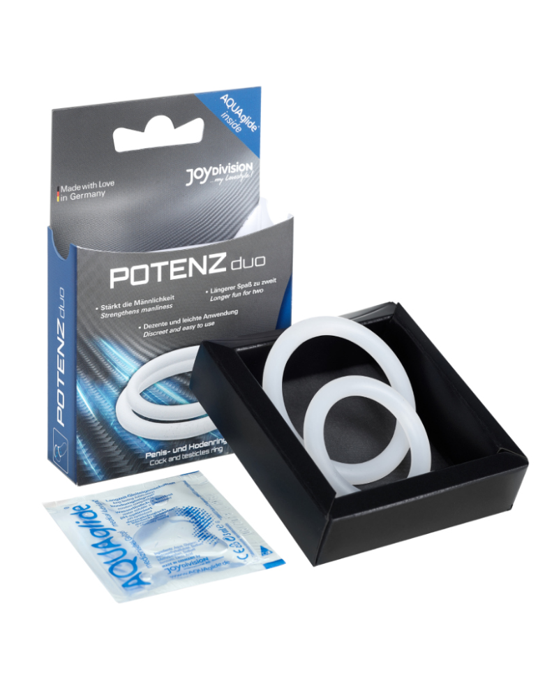 anneaux péniens duo potenz taille m blanc_2