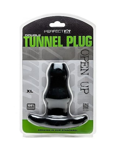 perfect fit double fiche tunnel xl - noir