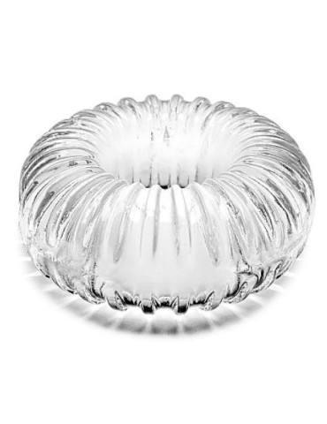 anneau transparente côtelée perfect fit