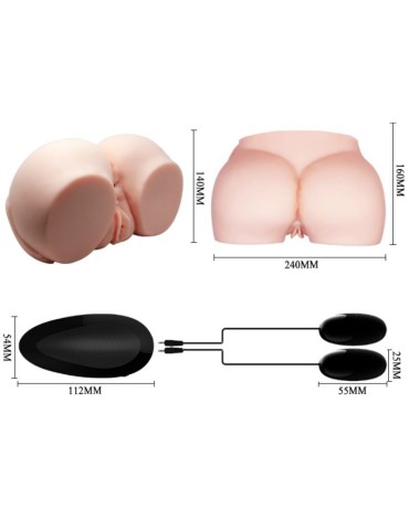 crazy bull - vagin et anus réalistes avec vibration_8