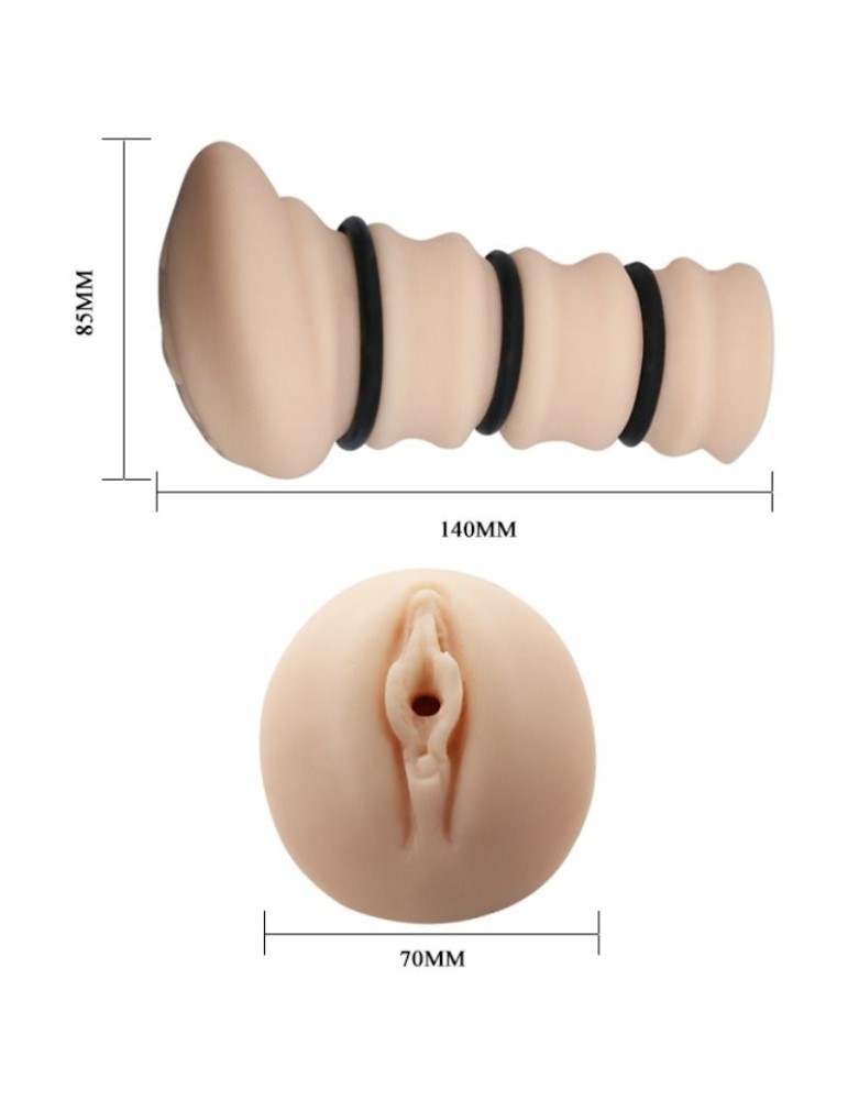 crazy bull - masturbateur avec anneaux - modèle vagin 2_5