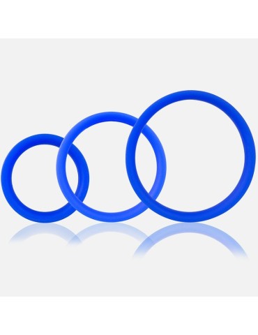 screaming o ring pro set 3 anneaux bleu
