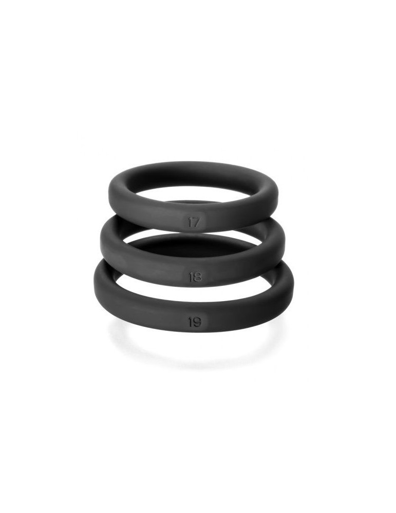 perfecfit xact fit kit 3 anneaux en silicone - 4 cm, 4,5 cm et 5 cm