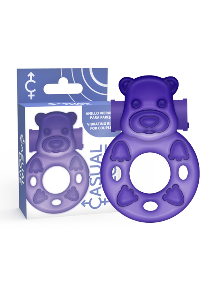 anneau vibrant lapin lilas casual love 26