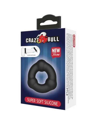 crazy bull - anneau en silicone super doux avec nodules_5