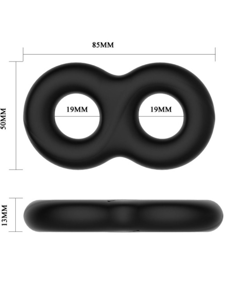 crazy bull - double anneau en silicone médical_3