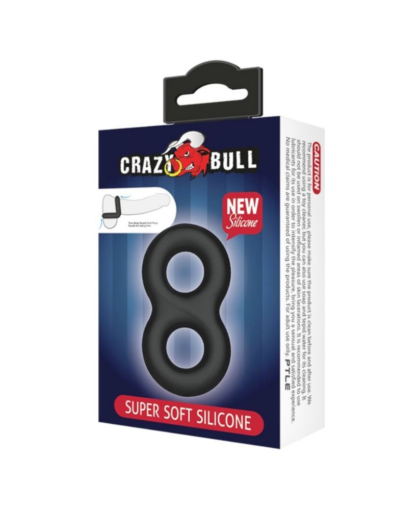 crazy bull - double anneau en silicone médical_6