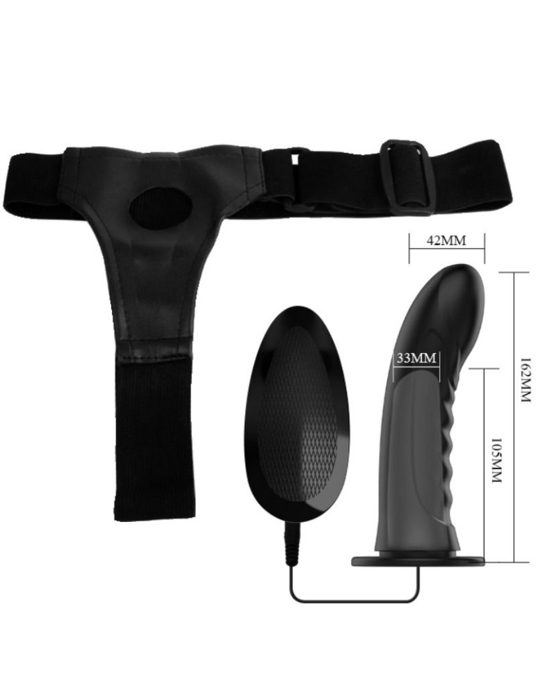 pretty love marvin strap on avec vibration et gode creux_6