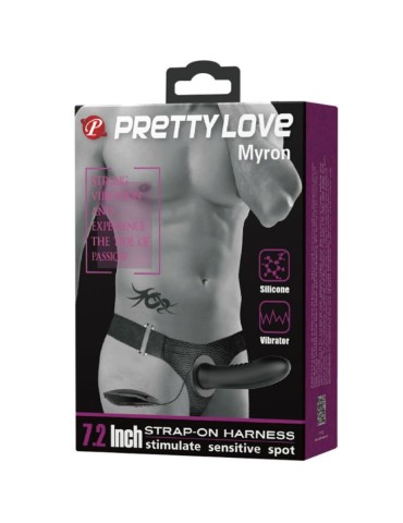 pretty love myron strap on avec vibration et gode creux_7