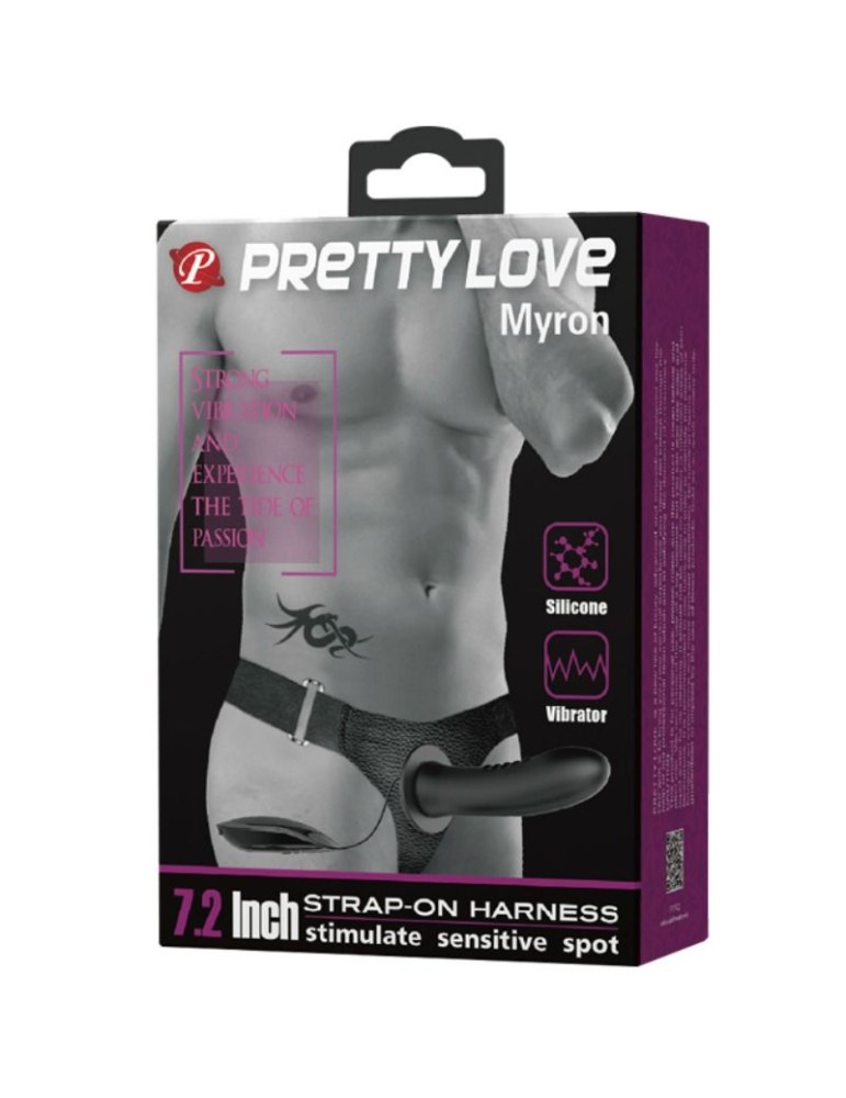 pretty love myron strap on avec vibration et gode creux_7