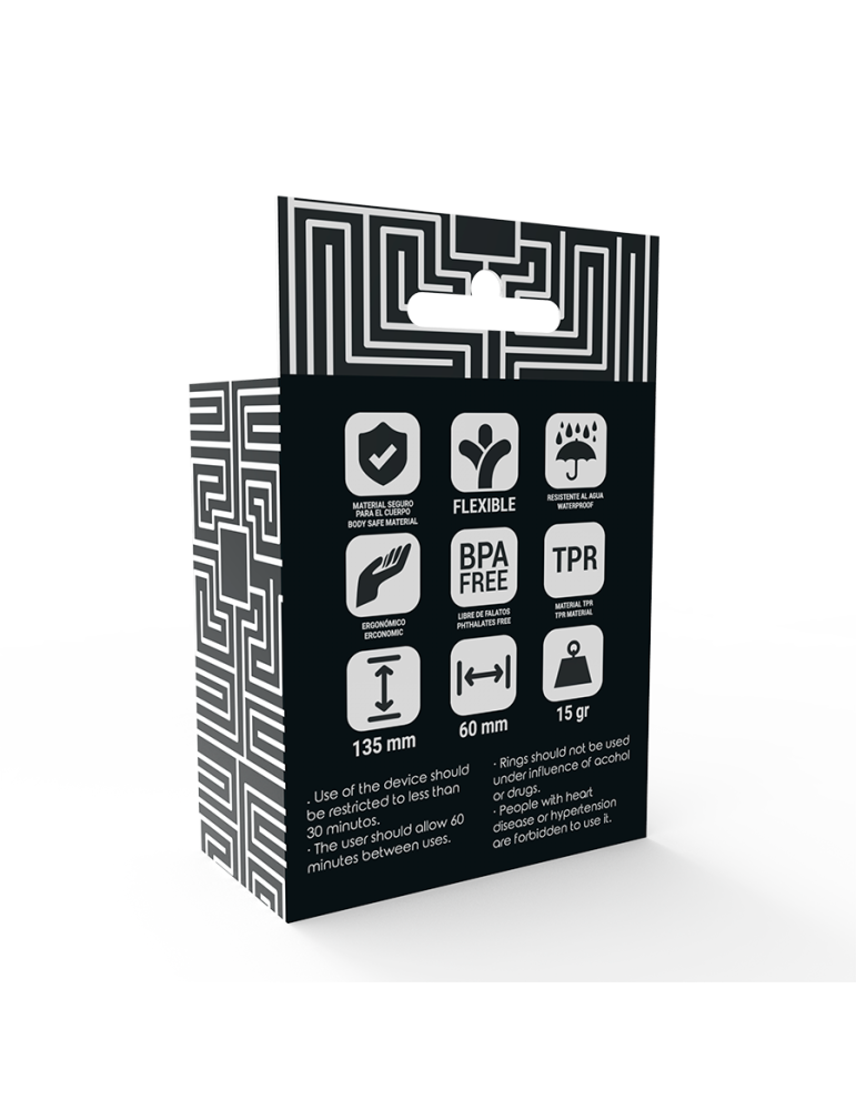 jouets accro mis anneaux de pénis et de testicules noirs_5