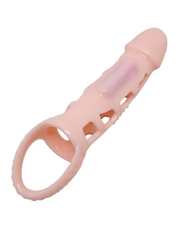 manchon d'extension de pénis baile avec vibration et sangle 13,5 cm_5