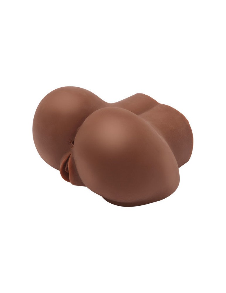 masturbateur réaliste big ass act avec vibromasseur marron_2