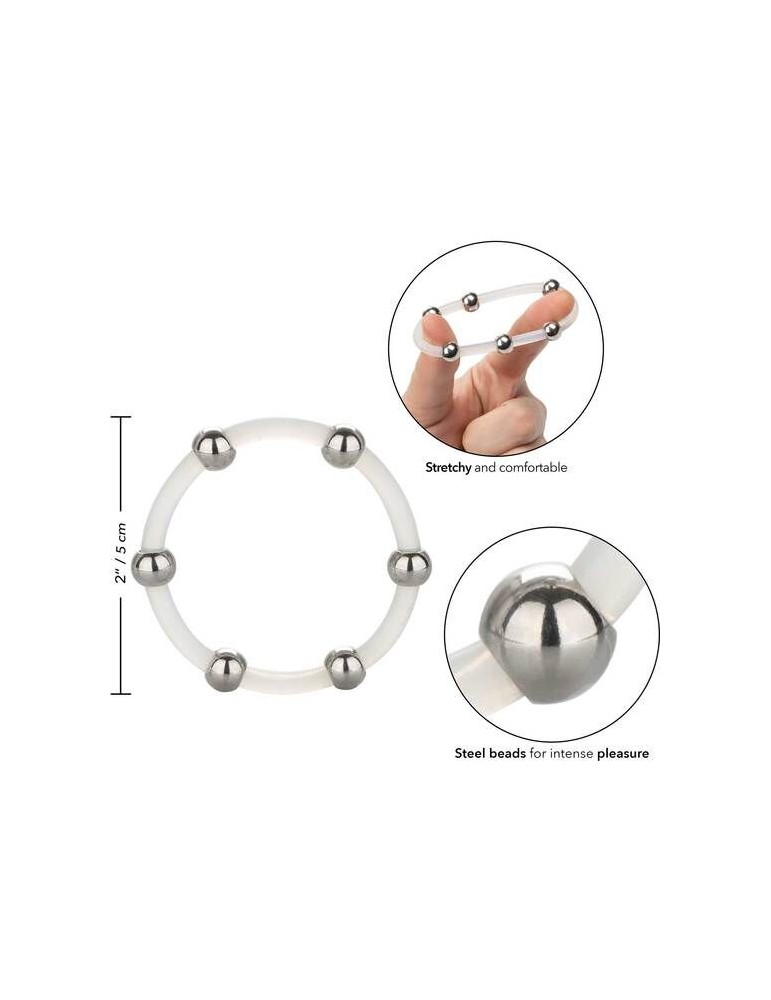 anneau en silicone calex avec perles en acier taille xl_4