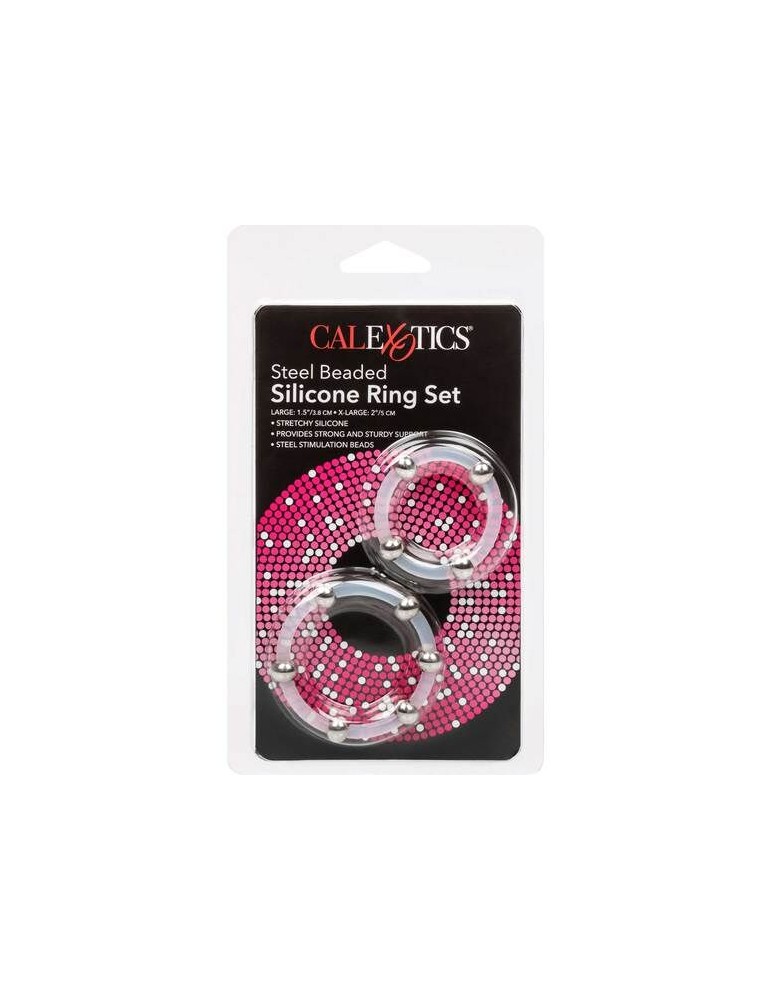 calex kit de 2 anneaux en silicone avec perles en acier_3