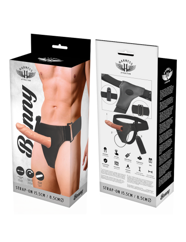 harnais d'attraction harnais creux benny avec vibromasseur 17 x 4,5 cm_8
