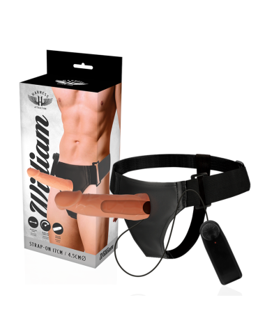 harnais attraction willian harnais creux avec vibromasseur 7 x 4,5 cm
