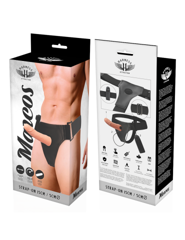 harnais d'attraction cadres de harnais creux avec vibromasseur 17 x 5 cm_8