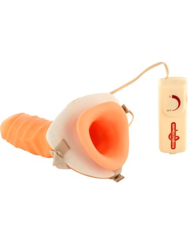 harnais ajustable creux sevencreations avec vibromasseur