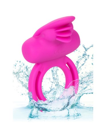 calex dual clit flicker enhancer double anneau vibrant en silicone rose_4