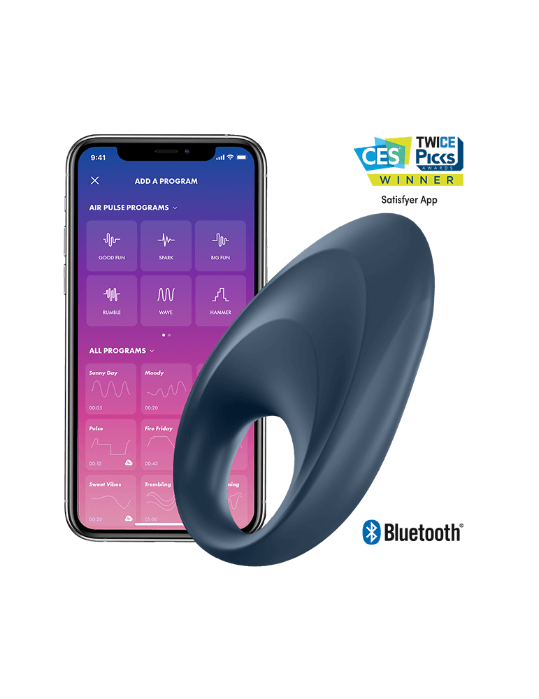 stimulateur satisfyer mighty one ring avec application