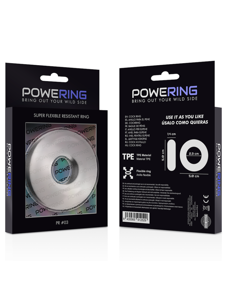 anneau pénien super flexible et résistant 5cm pr03 clair_8