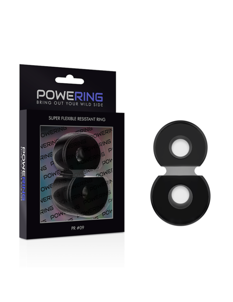 powering double cockring super flexible et résistant pr12 noir_3
