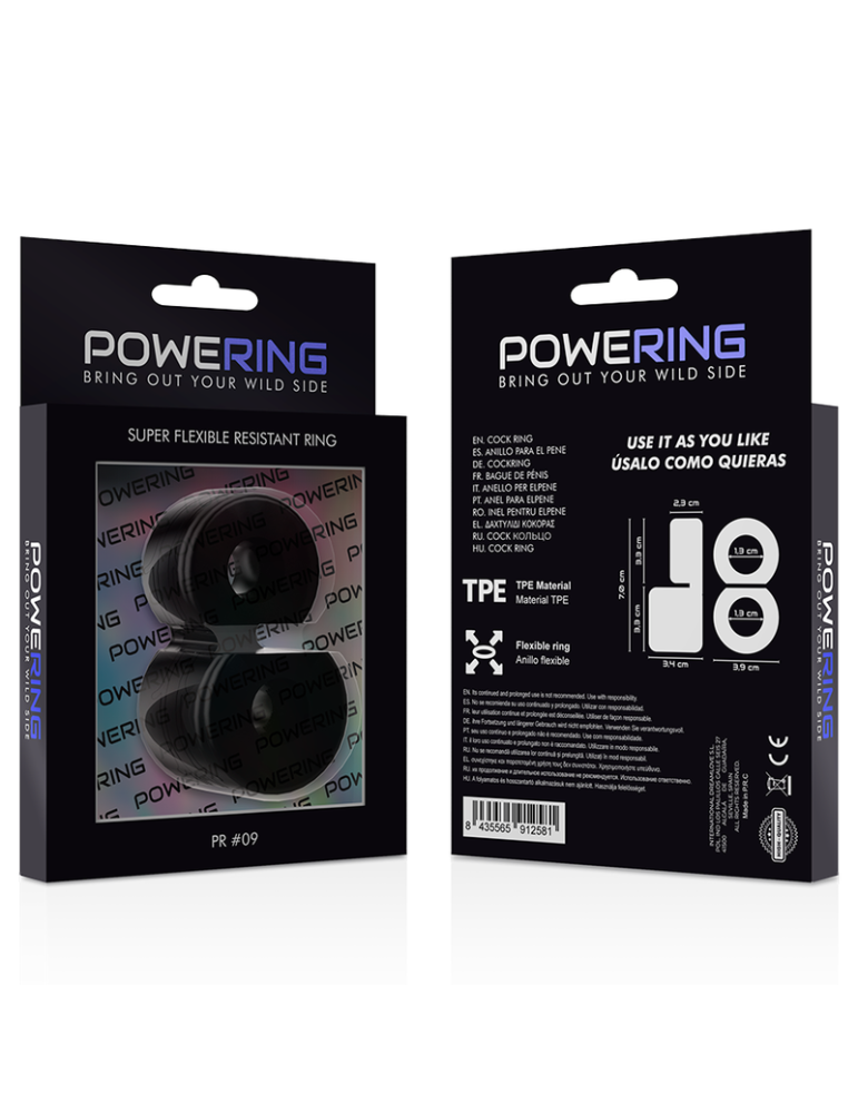 powering double cockring super flexible et résistant pr12 noir_7