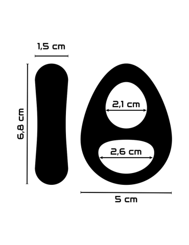 anneau de testicule et pénis super flexible et résistant pr13 noir_6
