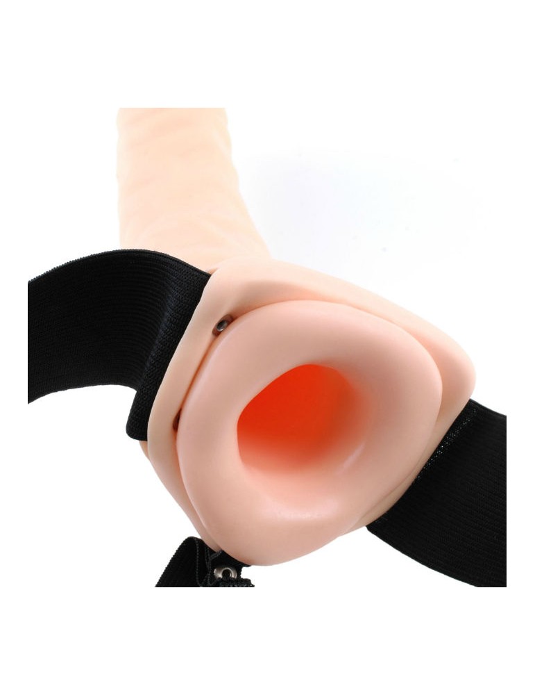 harnais vibromasseur creux fétiche fantasy 19 cm naturel_4